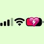 Emoji Battery Status Bar | Indus Appstore | App Icon