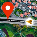 GPS Satellite Map Route Finder | Indus Appstore | App Icon