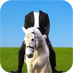 Horse With Man Photo Suit | Indus Appstore | App Icon