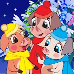 Three Little Pigs Xmas Story | Indus Appstore | App Icon