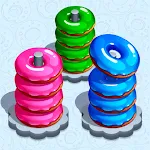 Donut Hoop Stack 3d Color Sort | Indus Appstore | App Icon