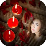 candle flame light photo frame | Indus Appstore | App Icon