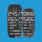 Tire size calculator | Indus Appstore | App Icon