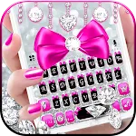 Silver Bowknot Keyboard Theme | Indus Appstore | App Icon