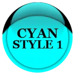 Cyan Icon Pack Style 1 | Indus Appstore | App Icon