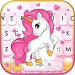 Pink Glitter Unicorn Theme | Indus Appstore | App Icon