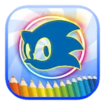 Blue Hedgehogs Coloring. | Indus Appstore | App Icon