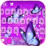 Purple Butterfly Keyboard Back | Indus Appstore | App Icon