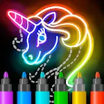 Learn to Draw Glow Cartoonapp icon