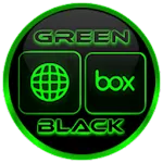 Flat Black and Green IconPack | Indus Appstore | App Icon