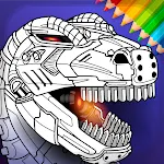 Dino Robots Coloring for Boys | Indus Appstore | App Icon