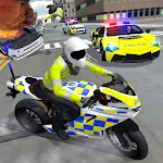 Police Car Driving Motorbikeapp icon