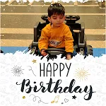 Birthday photo frame with name | Indus Appstore | App Icon