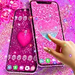 Pink glitter live wallpaper | Indus Appstore | App Icon