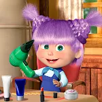 Masha and the Bear: Salon Game | Indus Appstore | App Icon