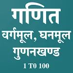 गणित वर्ग, घन, वर्गमूल, घनमूलapp icon