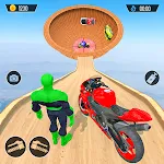 Superhero Mega Ramp Bike Stunt | Indus Appstore | App Icon