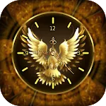 Analog Gold Clock Wallpaper | Indus Appstore | App Icon