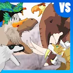 T-Rex Fights Ice Age Beasts | Indus Appstore | App Icon