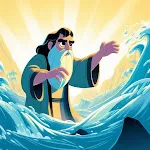 Moses crossing the red sea | Indus Appstore | App Icon