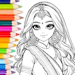 Doll Color: Princess Coloring | Indus Appstore | App Icon