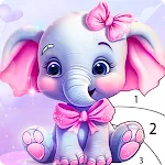 Cute Color - Color by Number | Indus Appstore | App Icon