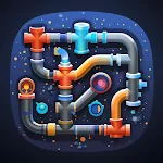 Space Pipes Connect Puzzle | Indus Appstore | App Icon