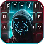 Purge Mask Neon Keyboard Backg | Indus Appstore | App Icon