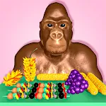 Gorilla Mukbang! ASMR Eating | Indus Appstore | App Icon