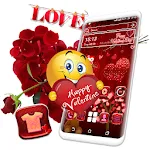 Valentine Red Launcher Theme | Indus Appstore | App Icon