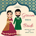 Muslim Wedding Card Maker 2024app icon