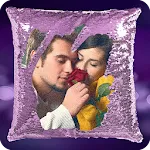 Sequin Magic Cushion Photo Fra | Indus Appstore | App Icon