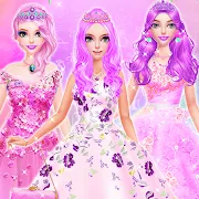 👸 Pink Princess 👗 Dress Up : Games For Girlsapp icon