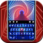 Neon Tunnel Live Keyboard Back | Indus Appstore | App Icon