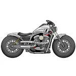 Draw Motorcycles: Cruiser | Indus Appstore | App Icon