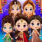 Super Fashion Indian Dress up | Indus Appstore | App Icon