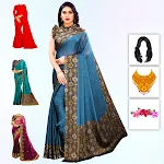 Women Design Saree Pics Editorapp icon