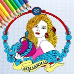 Zodiac Signs Coloring Book | Indus Appstore | App Icon