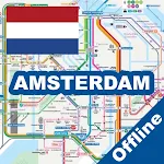 Amsterdam Metro Rail GVB Guide | Indus Appstore | App Icon