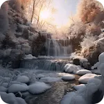 Winter Waterfall Theme | Indus Appstore | App Icon