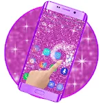 Purple Glitter Water LWP | Indus Appstore | App Icon