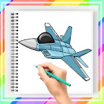 How to Draw Fighter Aircraft | Indus Appstore | App Icon