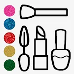 Glitter Makeup Tools Coloring | Indus Appstore | App Icon