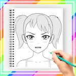 How to Draw Manga Girls Face | Indus Appstore | App Icon