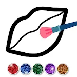 Glitter Lips coloringapp icon