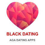 Black Dating App - AGA | Indus Appstore | App Icon