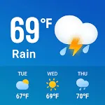 Live Weather: Daily Forecast | Indus Appstore | App Icon