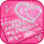 Pink Love Diamonds Theme | Indus Appstore | App Icon