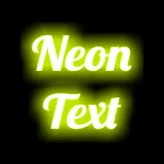 Neon Text On Photoapp icon