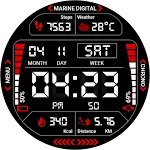 Marine Digital 2 Watch Face | Indus Appstore | App Icon